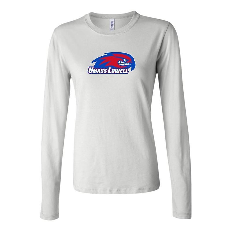 BELLA CANVAS Women’s UMass Lowell River Hawks Jersey Long Sleeve Tee