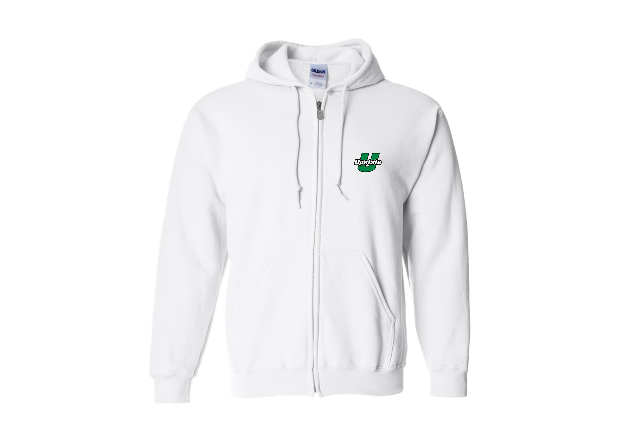 Men's USC Upstate Spartans Gildan  Heavy Blend Full Zip Hooded Sweatshirt