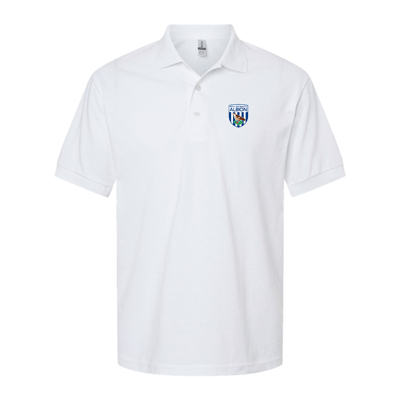 Men's West Bromwich Albion Soccer Gildan Dry Blend Jersey Polo