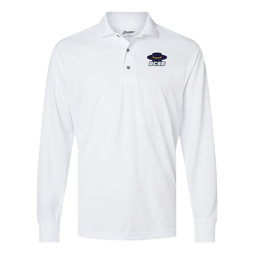 Men's  UCSB Gauchos  Paragon Prescott Long Sleeve Polo