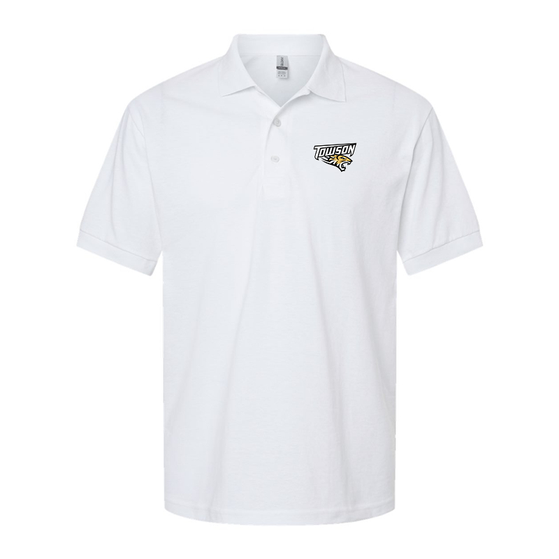 Men's Towson Tigers Gildan Dry Blend Jersey Polo