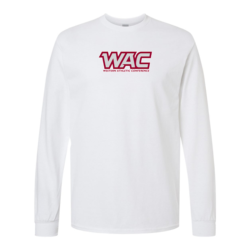 Men's Western Athletic Conference Gildan Heavy Cotton Long Sleeve T-Shirt