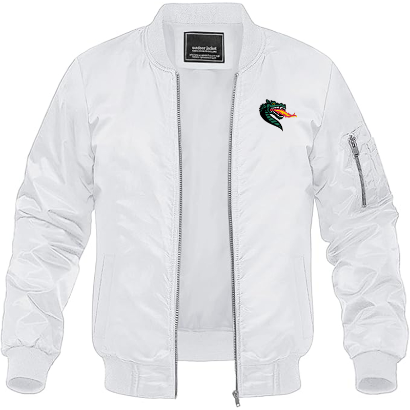 Men's UAB Blazers Lightweight Bomber Jacket Windbreaker Softshell Varsity Jacket Coat