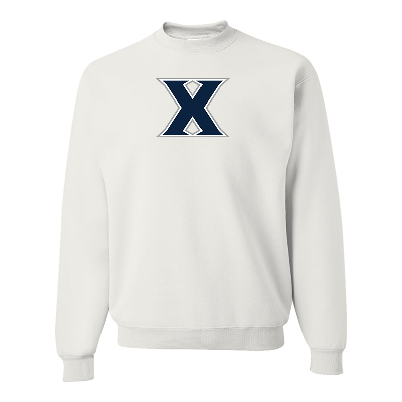 Men's Xavier Musketeers JERZEES NuBlend Crewneck Sweatshirt