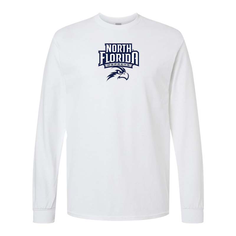 Men's  UNF Ospreys  Gildan Heavy Cotton Long Sleeve T-Shirt