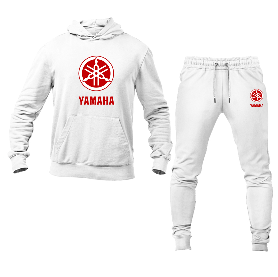 Men's Yamaha Motorcycle Pullover Hoodie Joggers Set