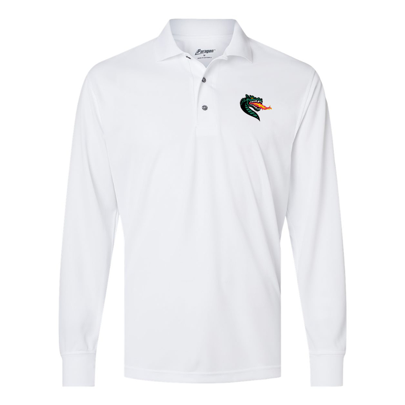 Men's UAB Blazers Paragon Prescott Long Sleeve Polo