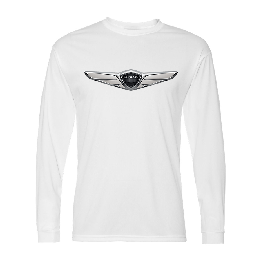 Men's  Genesis Car Polyester Long Sleeve T-Shirt