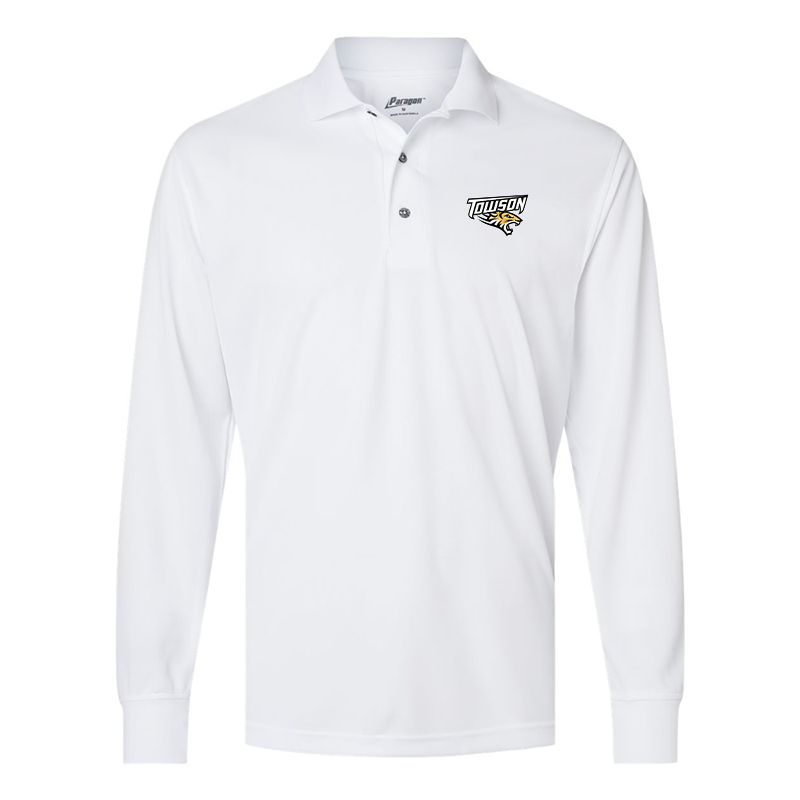 Men's  Towson Tigers  Paragon Prescott Long Sleeve Polo