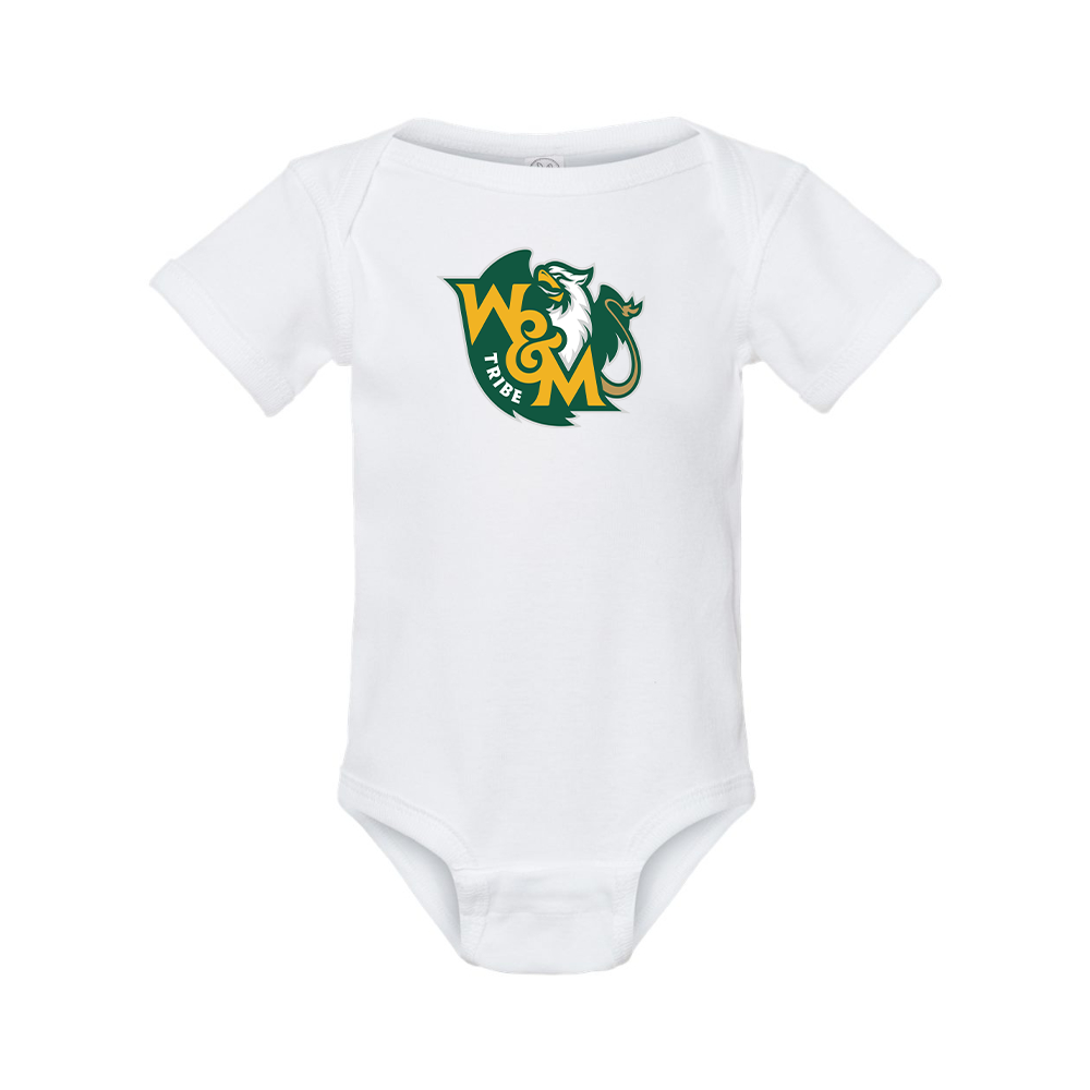 William and Mary Tribe  Rabbit Skins Infant Baby Rib Bodysuit