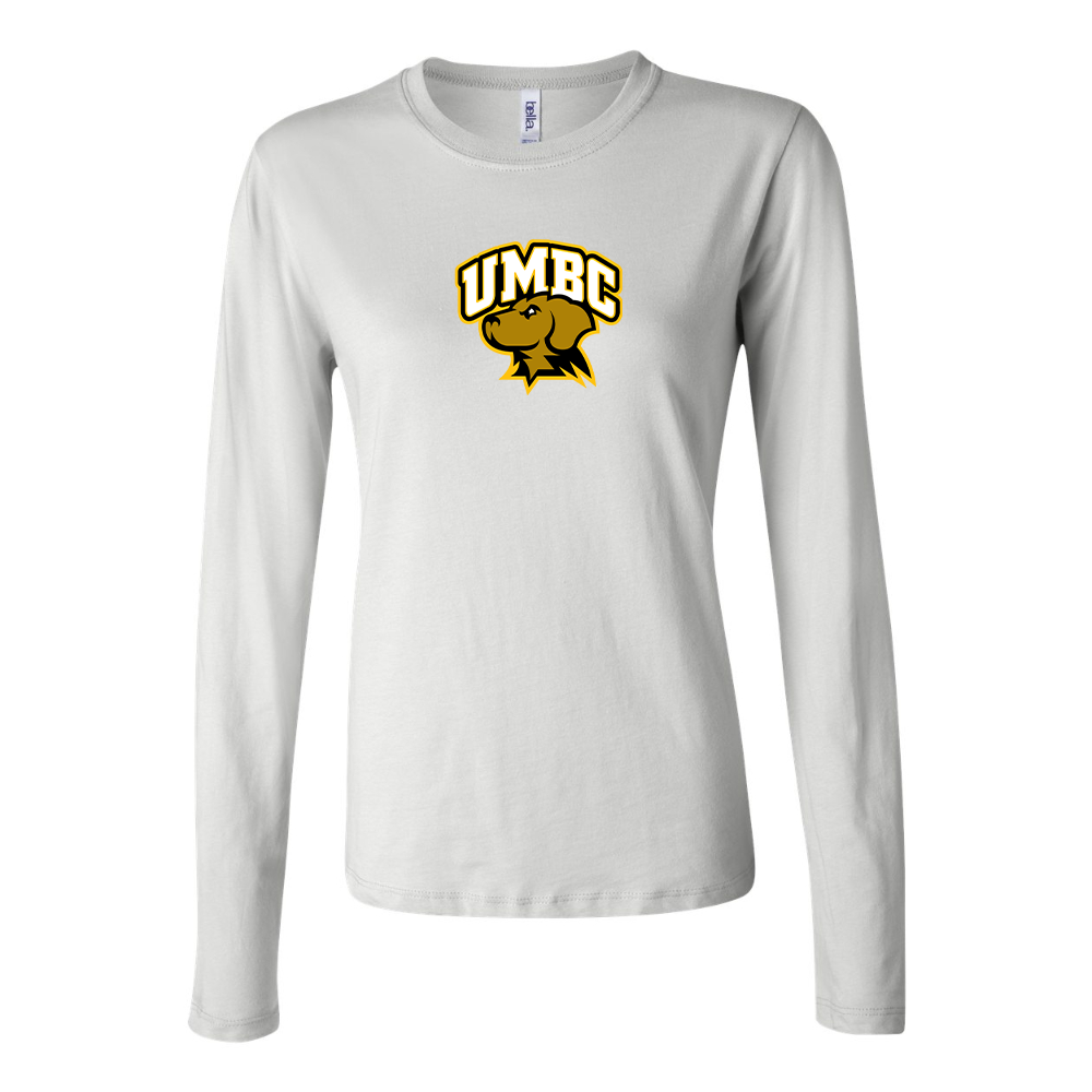 BELLA CANVAS Women’s UMBC Retrievers Jersey Long Sleeve Tee