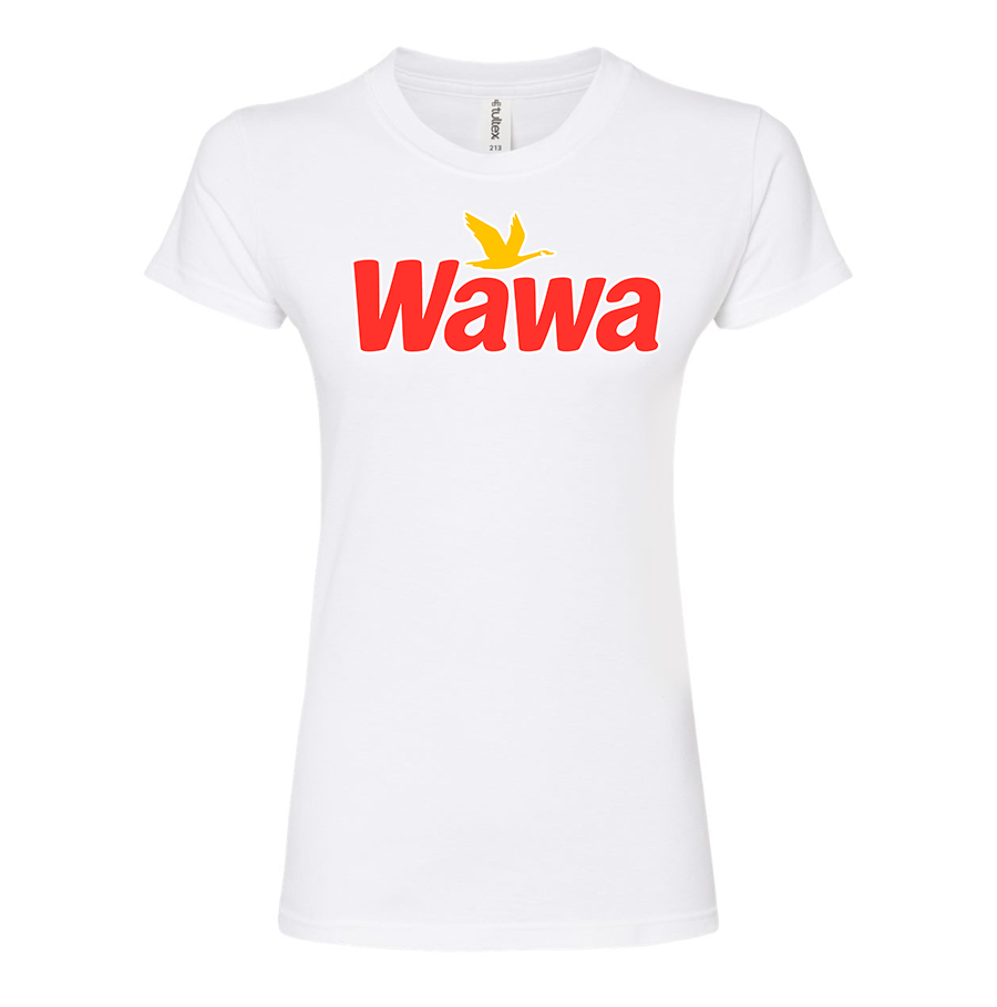 Women’s   Wawa Gas Station Round Neck T-Shirt
