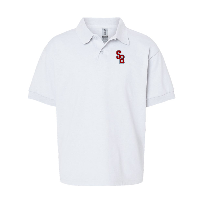 Youth Stony Brook Seawolves Gildan Dry Blend Jersey Polo