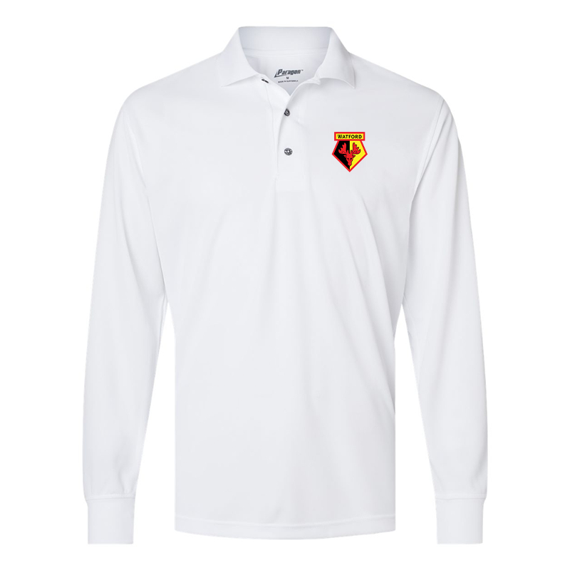 Men's Watford Soccer Paragon Prescott Long Sleeve Polo