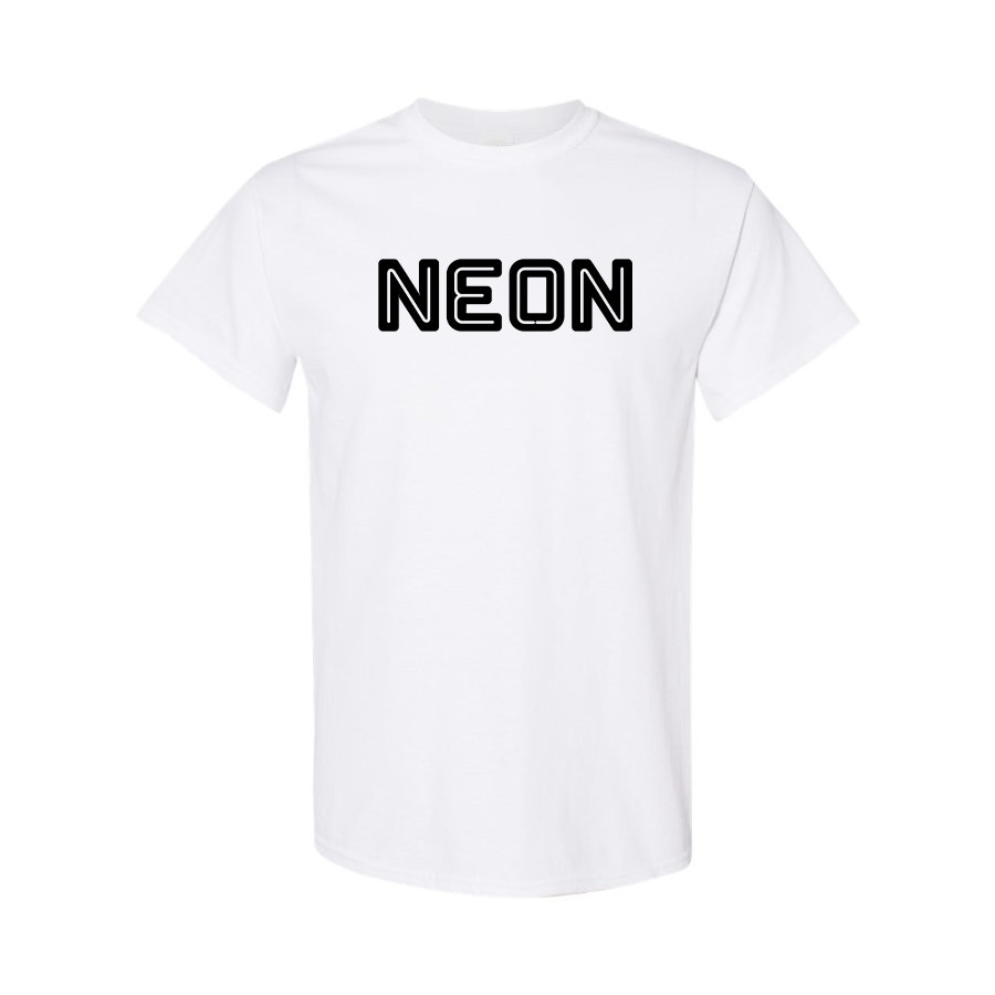 Men's  Neon Logo Cotton T-Shirt