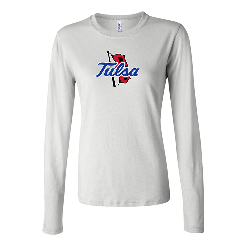 BELLA CANVAS Women’s Tulsa Golden Hurricane Jersey Long Sleeve Tee