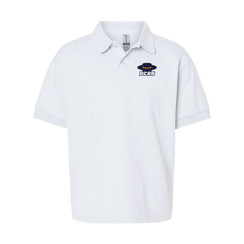 Youth UCSB Gauchos Gildan Dry Blend Jersey Polo