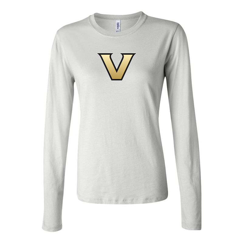 BELLA CANVAS Women’s  Vanderbilt Commodores  Jersey Long Sleeve Tee