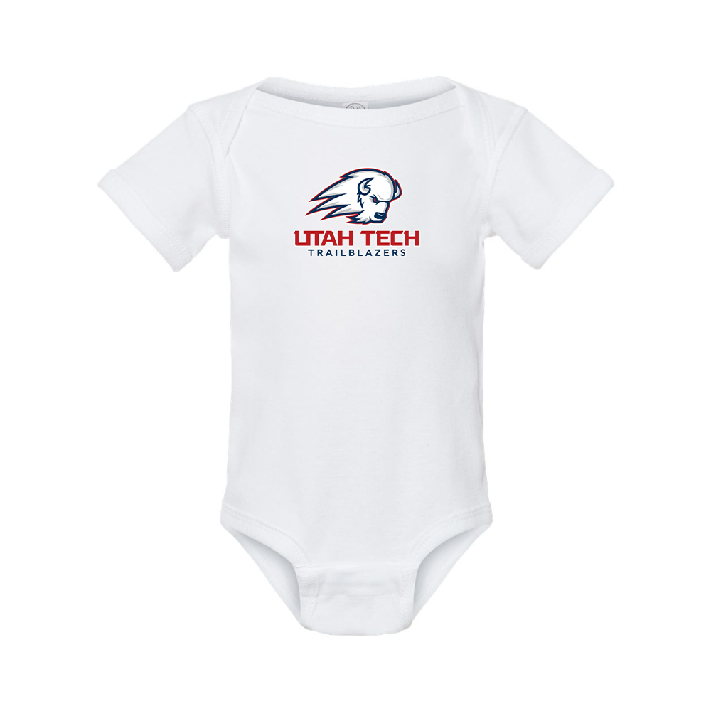 Utah Tech Trailblazers Rabbit Skins Infant Baby Rib Bodysuit