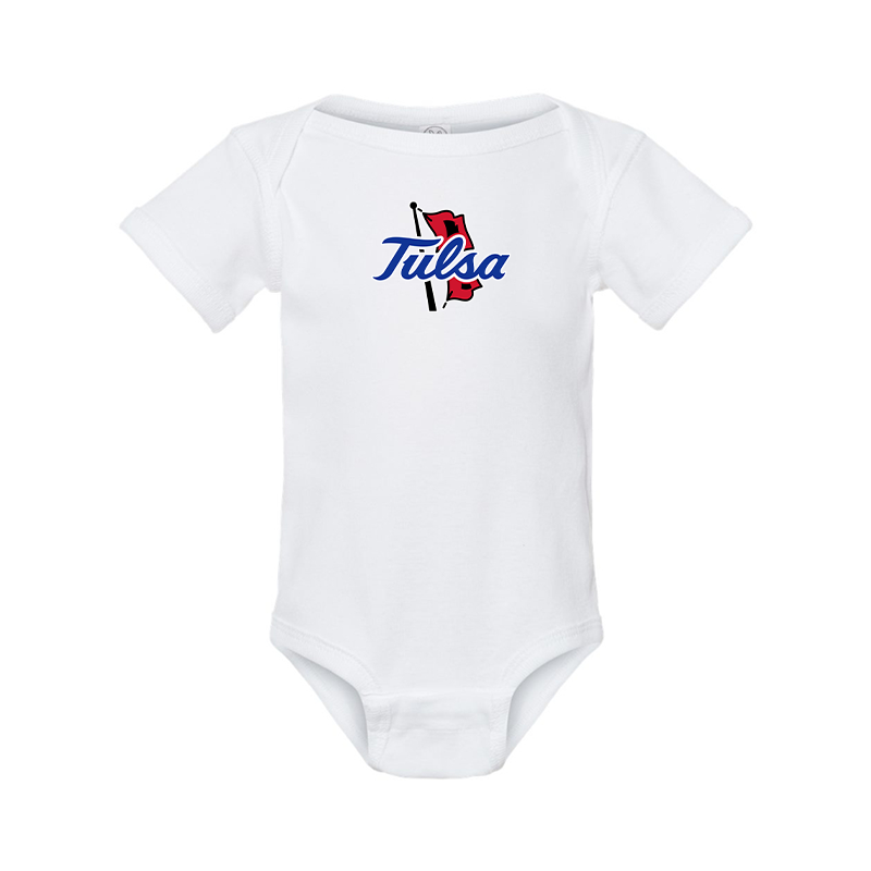 Tulsa Golden Hurricane  Rabbit Skins Infant Baby Rib Bodysuit