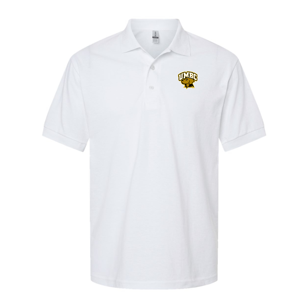 Men's  UMBC Retrievers Gildan Dry Blend Jersey Polo