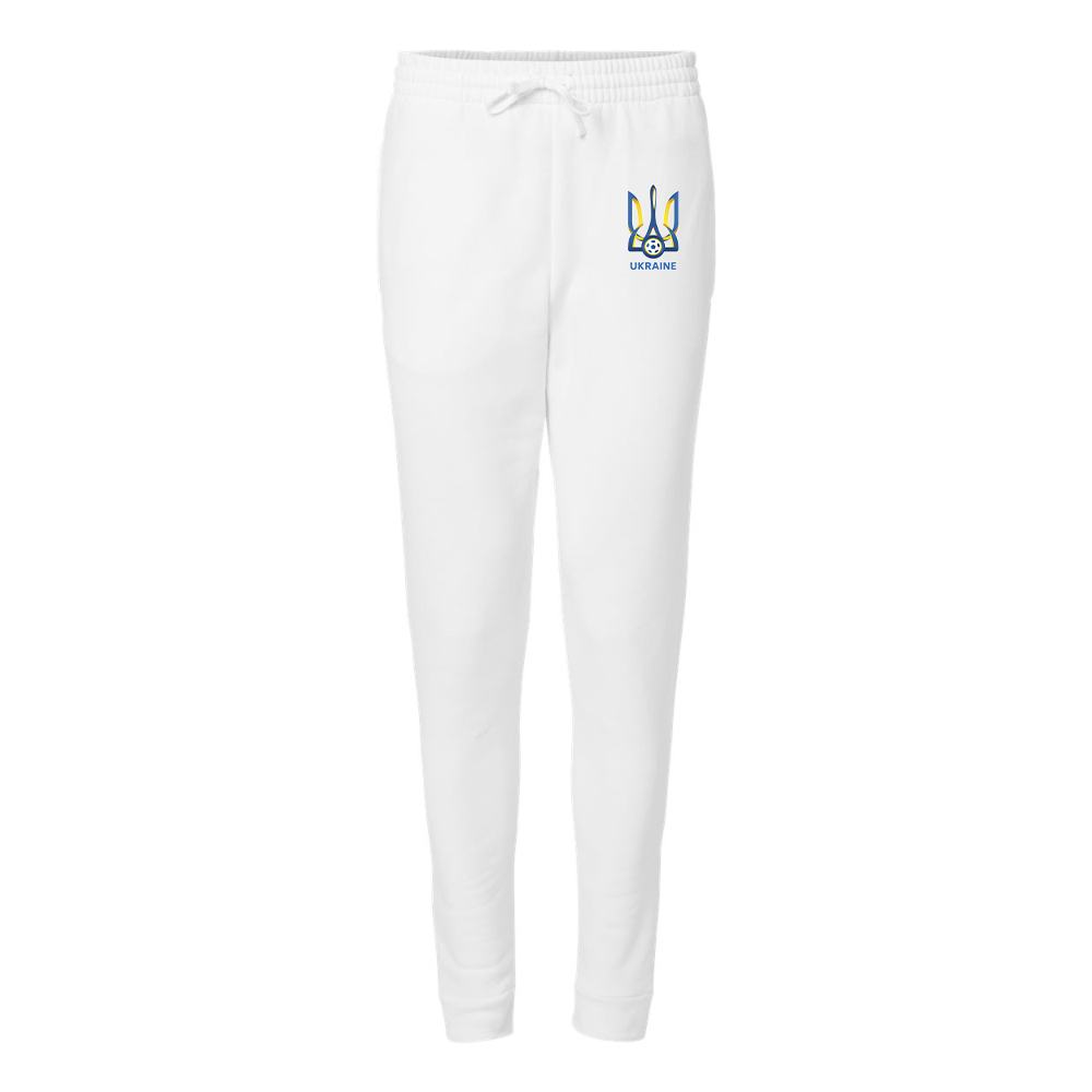 Men's Ukraine National Football Soccer Team JERZEES Nublend Joggers