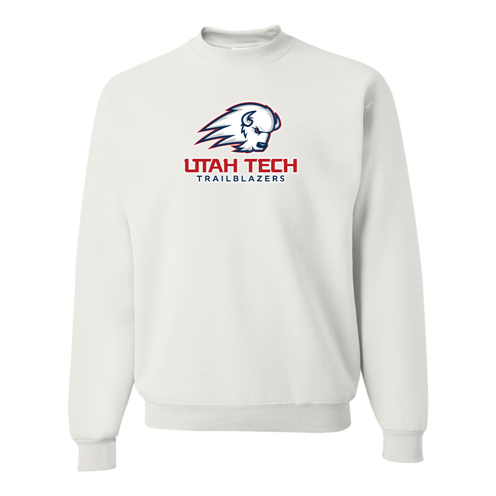 Men's Utah Tech Trailblazers JERZEES NuBlend Crewneck Sweatshirt