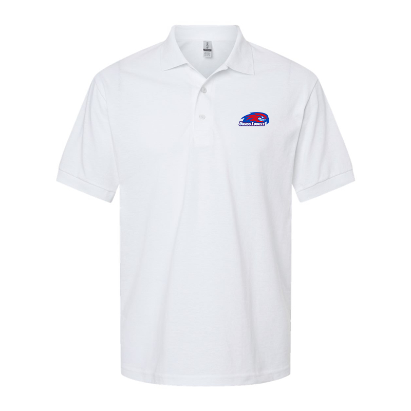 Men's UMass Lowell River Hawks Gildan Dry Blend Jersey Polo