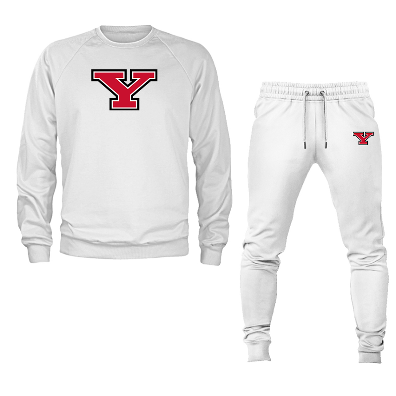 Men's Youngstown State Penguins Crewneck Sweatshirt Joggers Suit