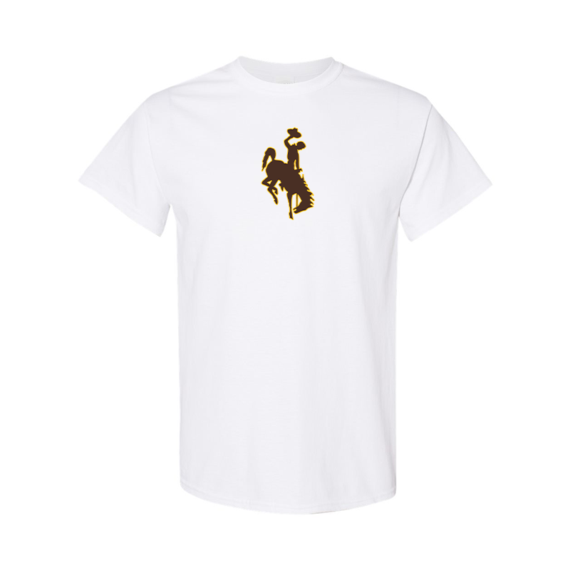 Men's  Wyoming Cowboys Gildan Heavy Cotton T-Shirt
