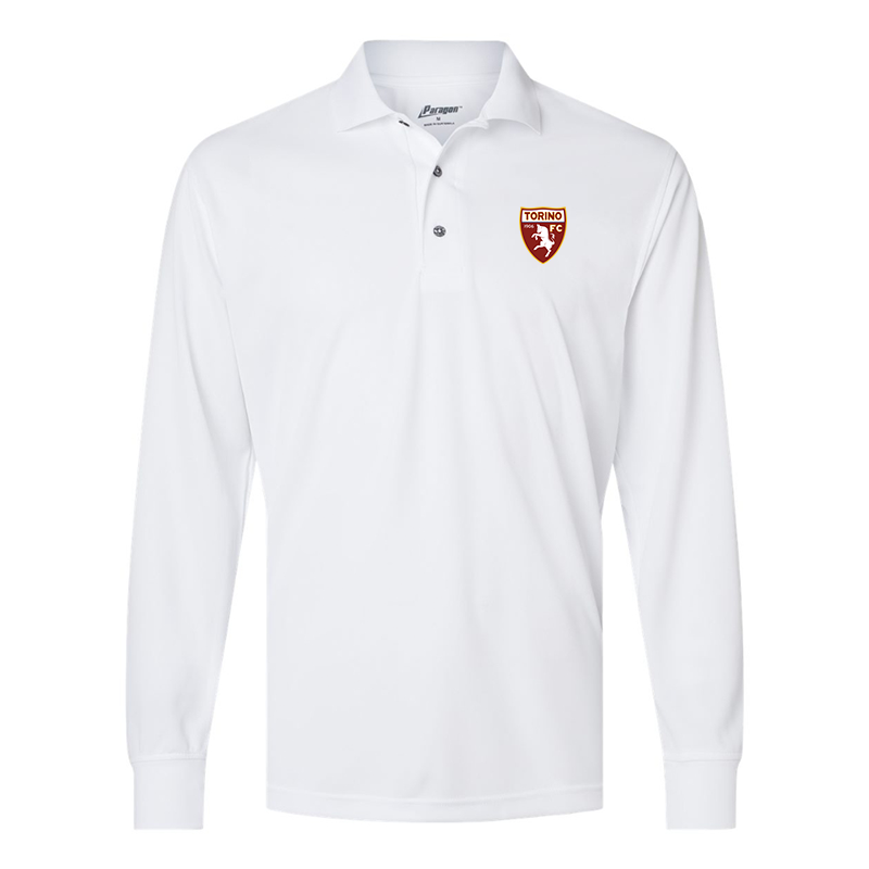Men's  Torino Soccer Golden Eagles Paragon Prescott Long Sleeve Polo