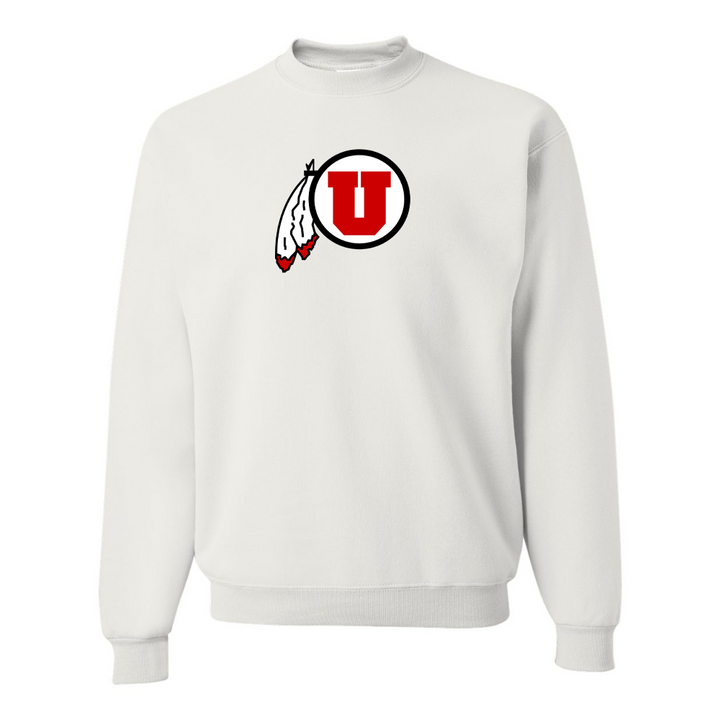 Men's Utah Utes JERZEES NuBlend Crewneck Sweatshirt