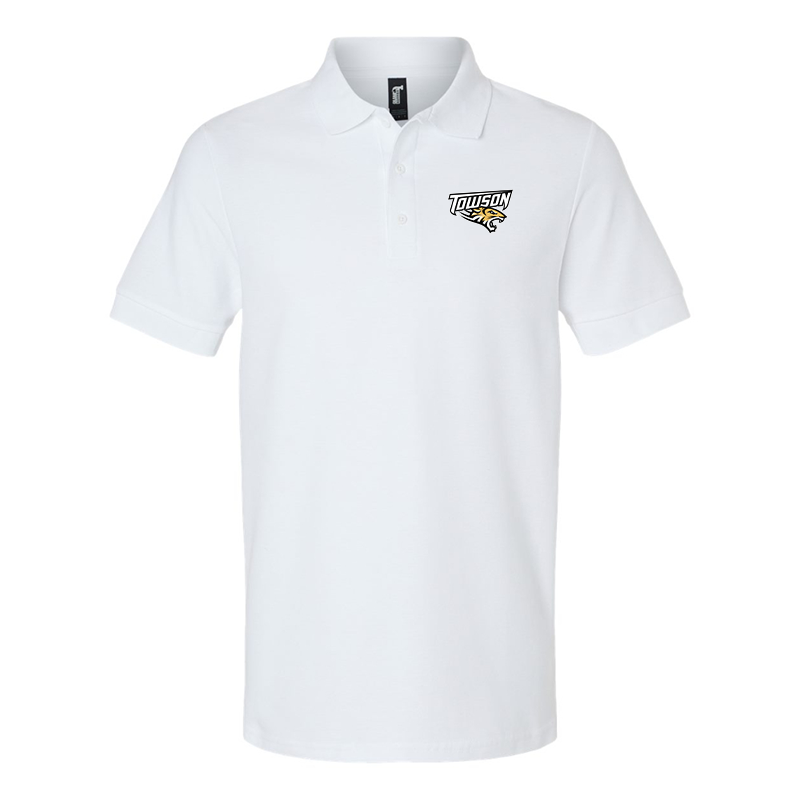 Men's Towson Tigers Gildan Hammer Pique Polo