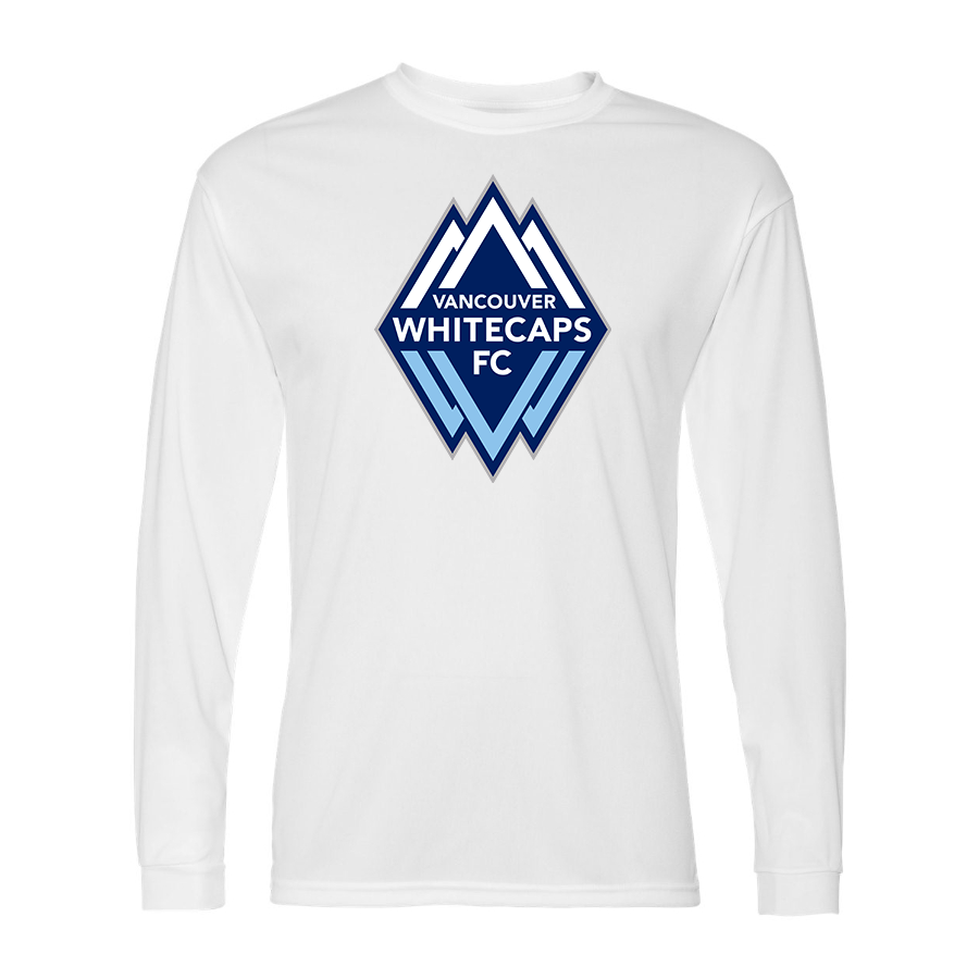 Men's Vancouver Whitecaps FC Polyester Long Sleeve T-Shirt
