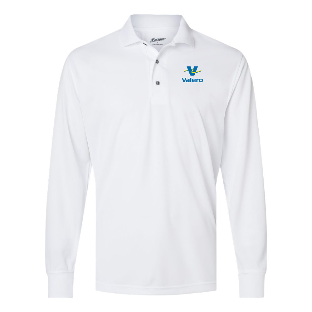 Men's  Valero Gas Station Paragon Prescott Long Sleeve Polo