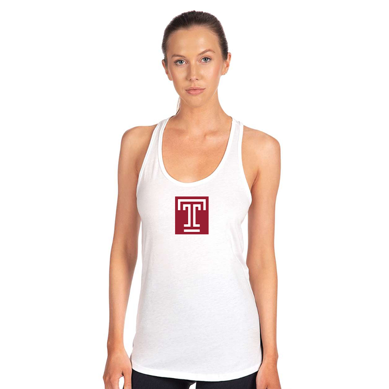 Women's Temple Owls Next Level Ideal Racerback Tank