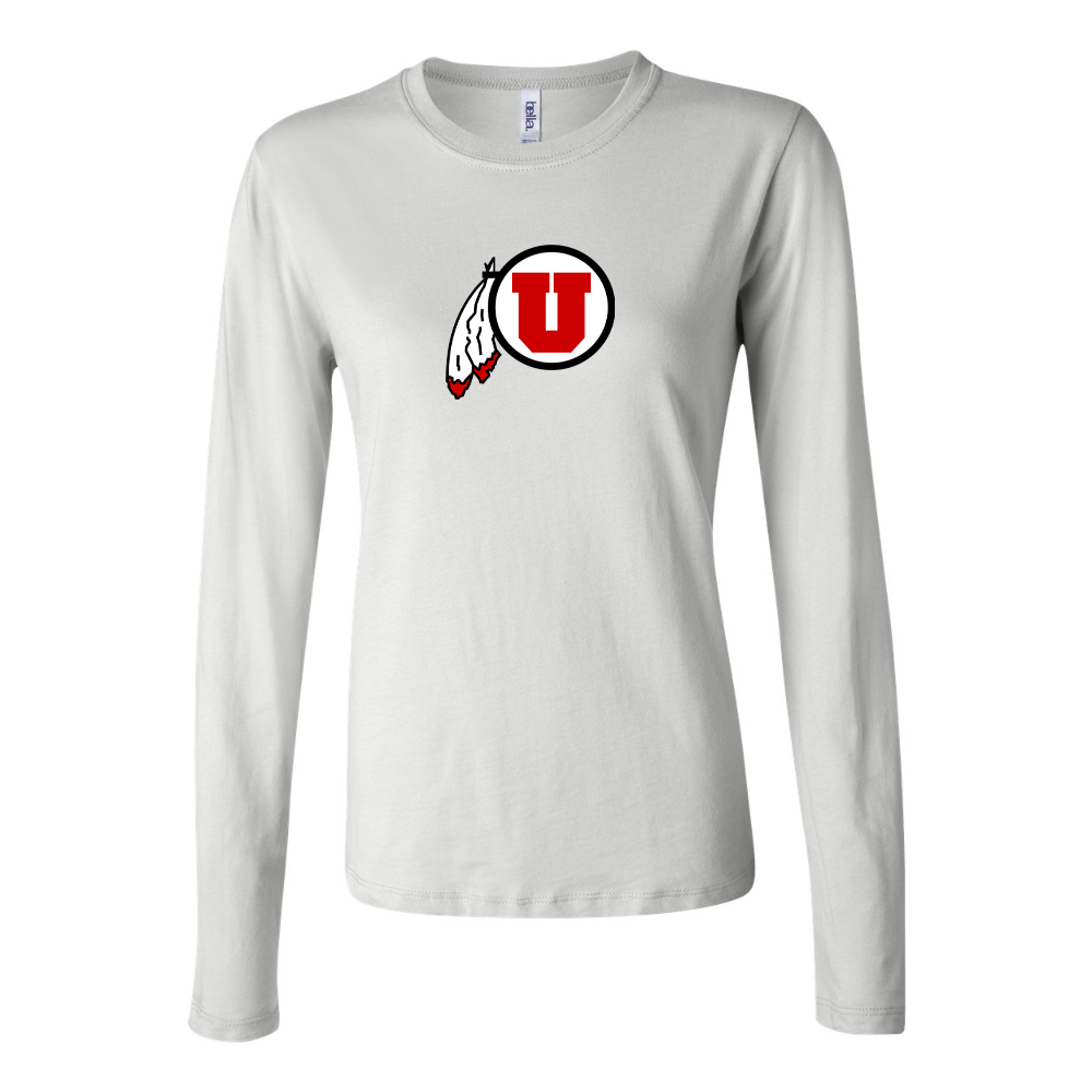 BELLA CANVAS Women’s Utah Utes Jersey Long Sleeve Tee
