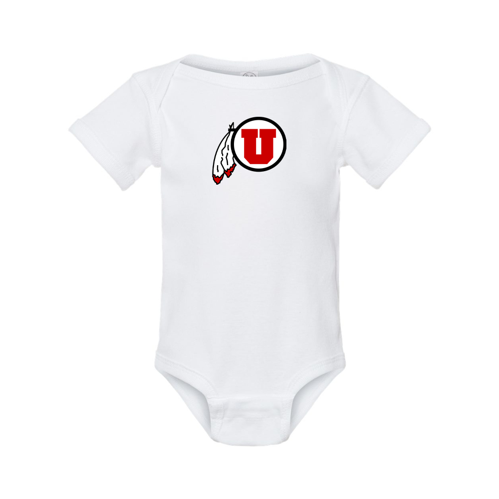 Utah Utes Rabbit Skins Infant Baby Rib Bodysuit