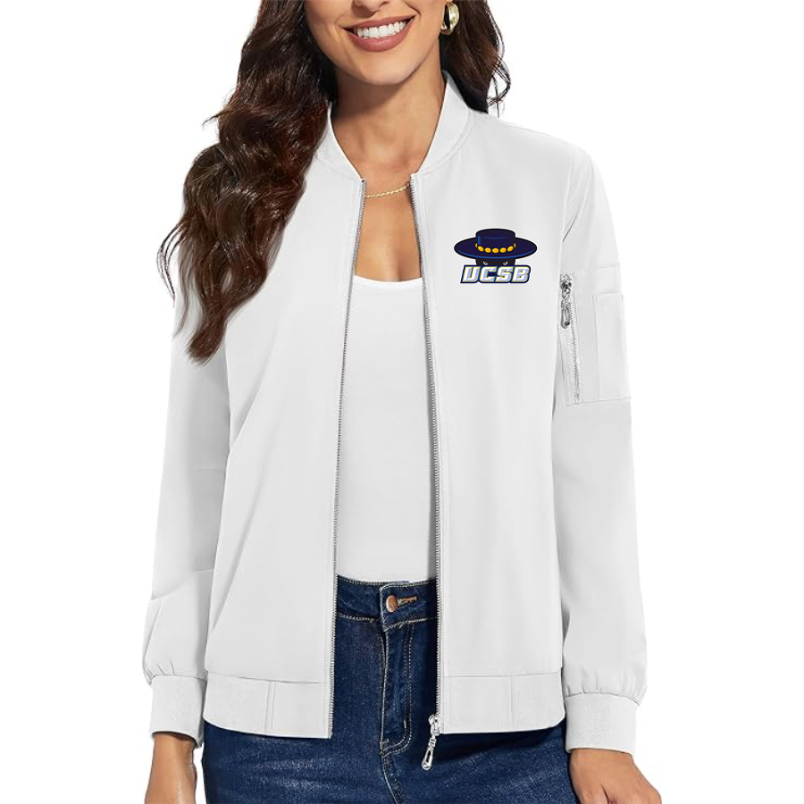 Women's UCSB Gauchos Premium Bomber Jacket Outerwear
