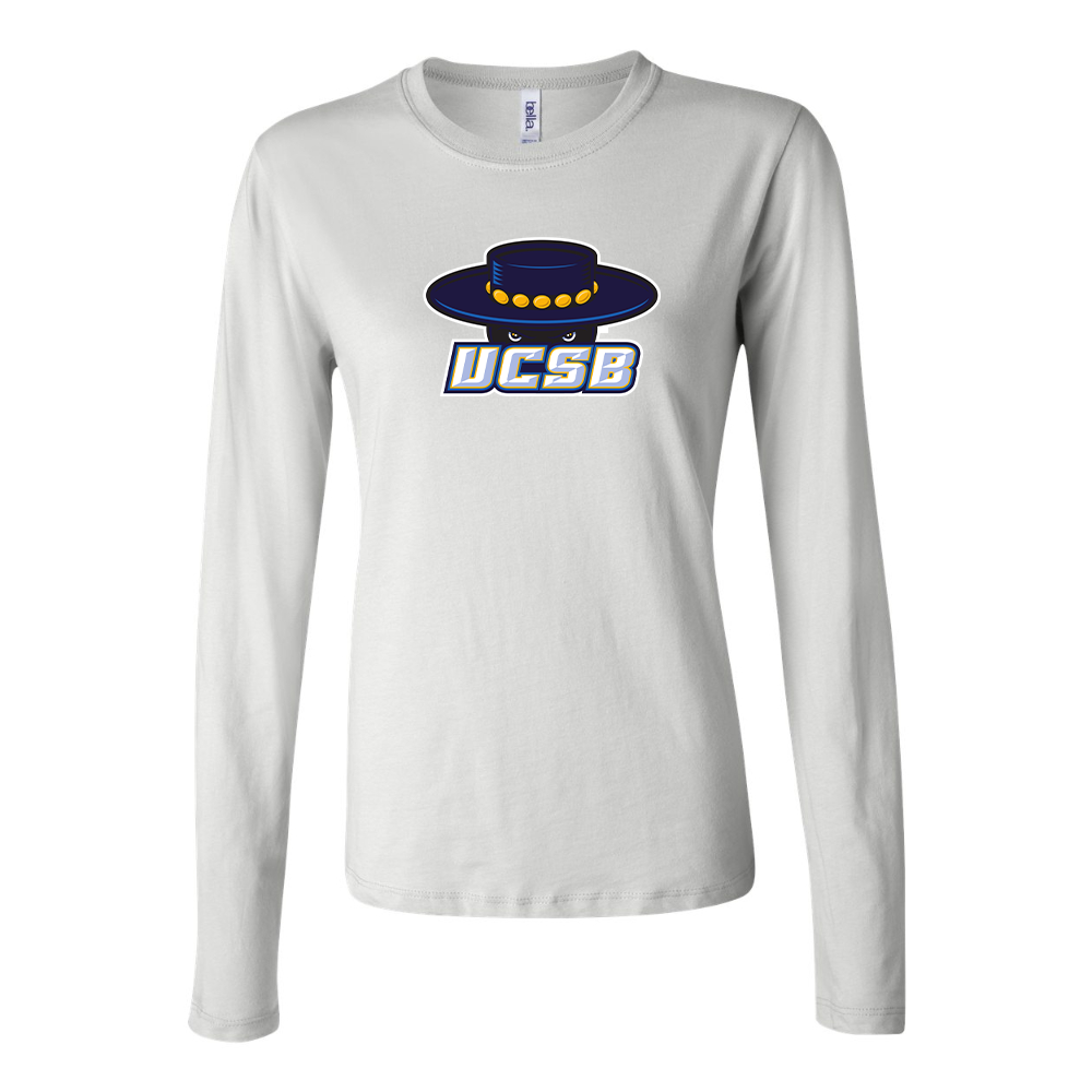 BELLA CANVAS Women’s UCSB Gauchos Jersey Long Sleeve Tee