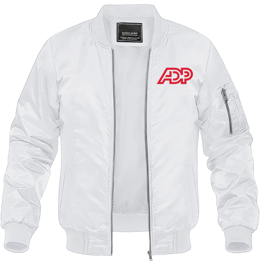 Men's ADP  Lightweight Bomber Jacket Windbreaker Softshell Varsity Jacket Coat