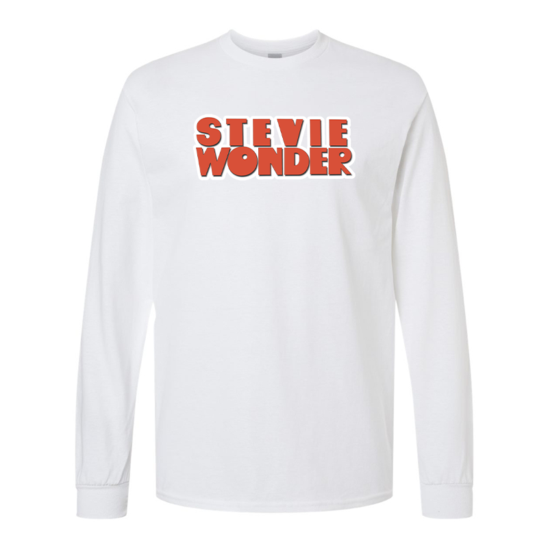 Men's Stevie-Wonder Gildan Heavy Cotton Long Sleeve T-Shirt