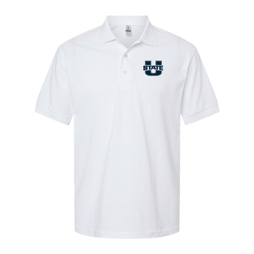 Men's Utah State Aggies Gildan Dry Blend Jersey Polo