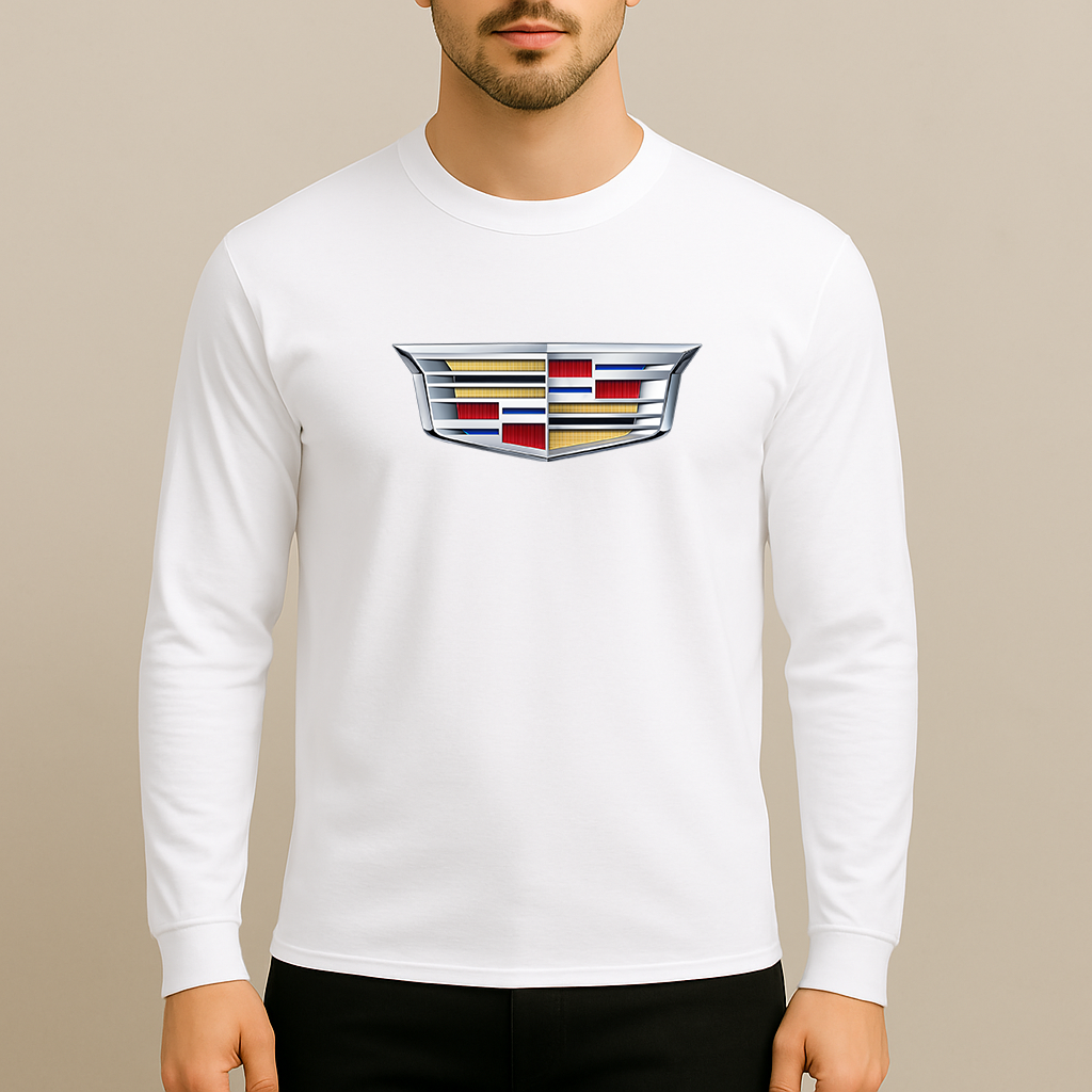 Men’s Cadillac Car Long Sleeve T-Shirt