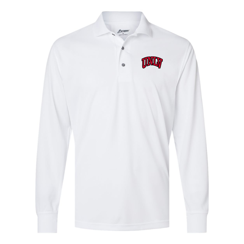 Men's UNLV Rebels  Paragon Prescott Long Sleeve Polo
