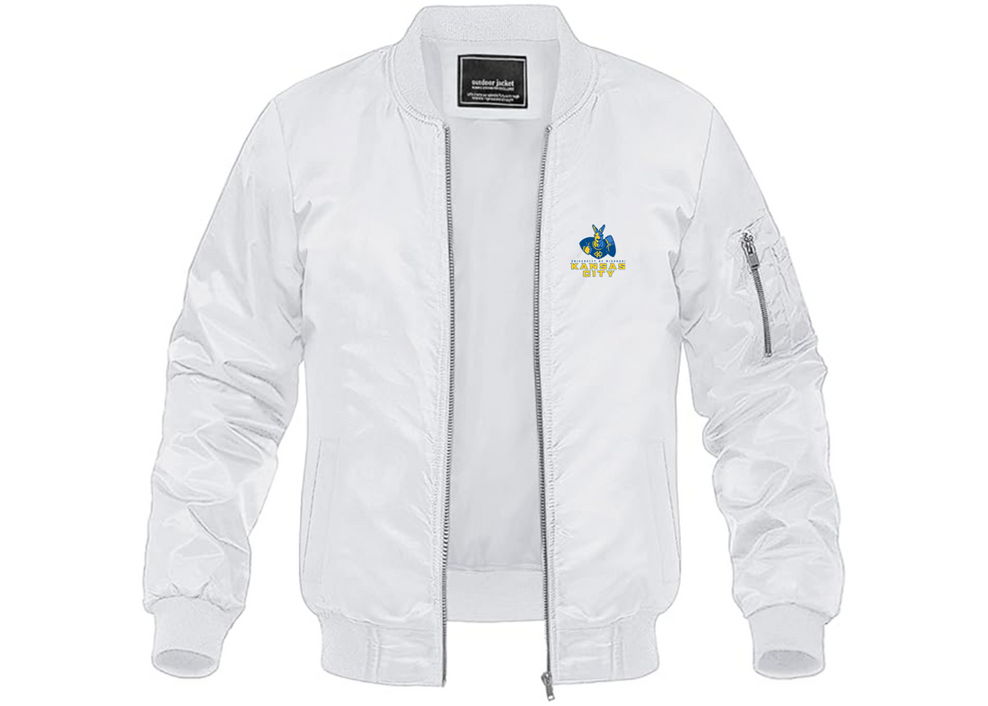 Men's UMKC Kangaroos Lightweight Bomber Windbreaker Jacket