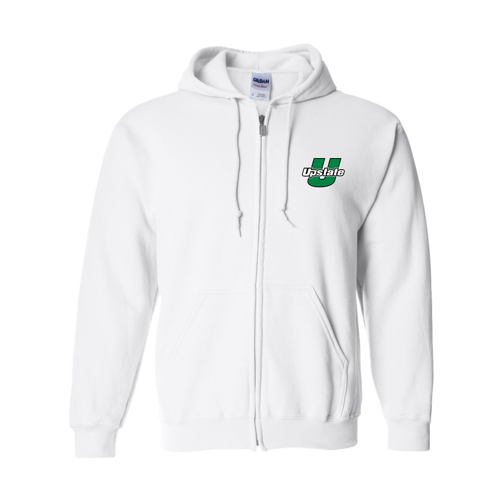 Men's USC Upstate Spartans Gildan  Heavy Blend Full Zip Hooded Sweatshirt