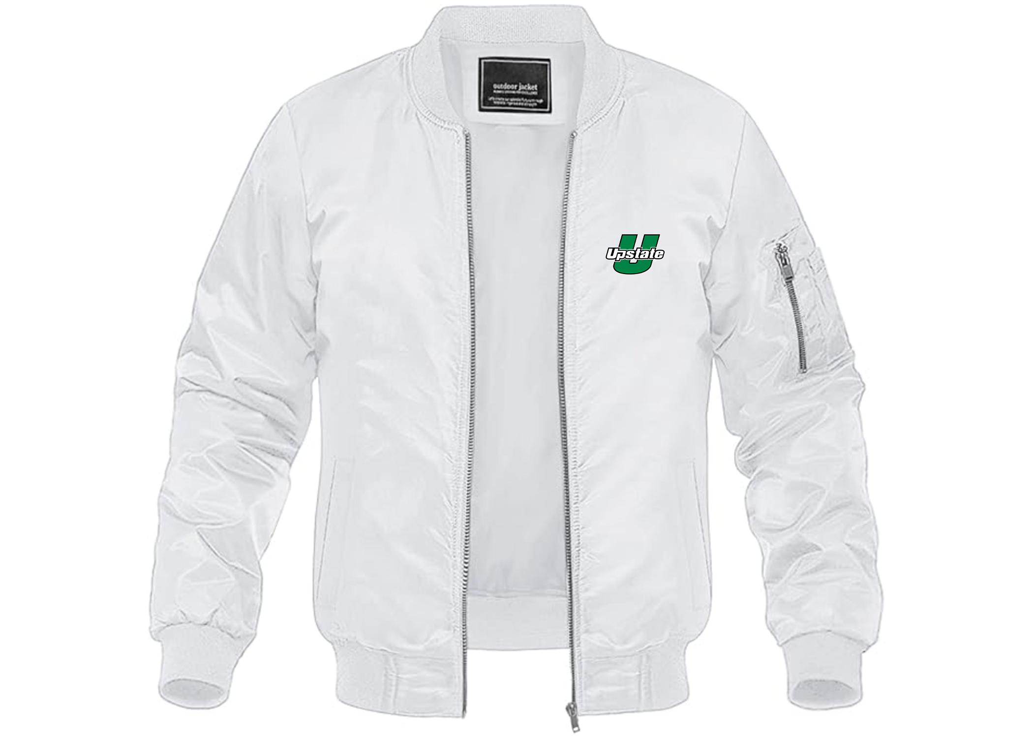 Men's USC Upstate Spartans Lightweight Bomber Jacket Windbreaker Softshell Varsity Jacket Coat