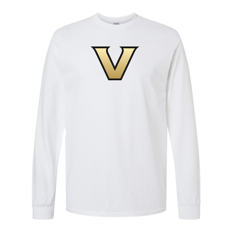 Men's Vanderbilt Commodores Gildan Heavy Cotton Long Sleeve T-Shirt