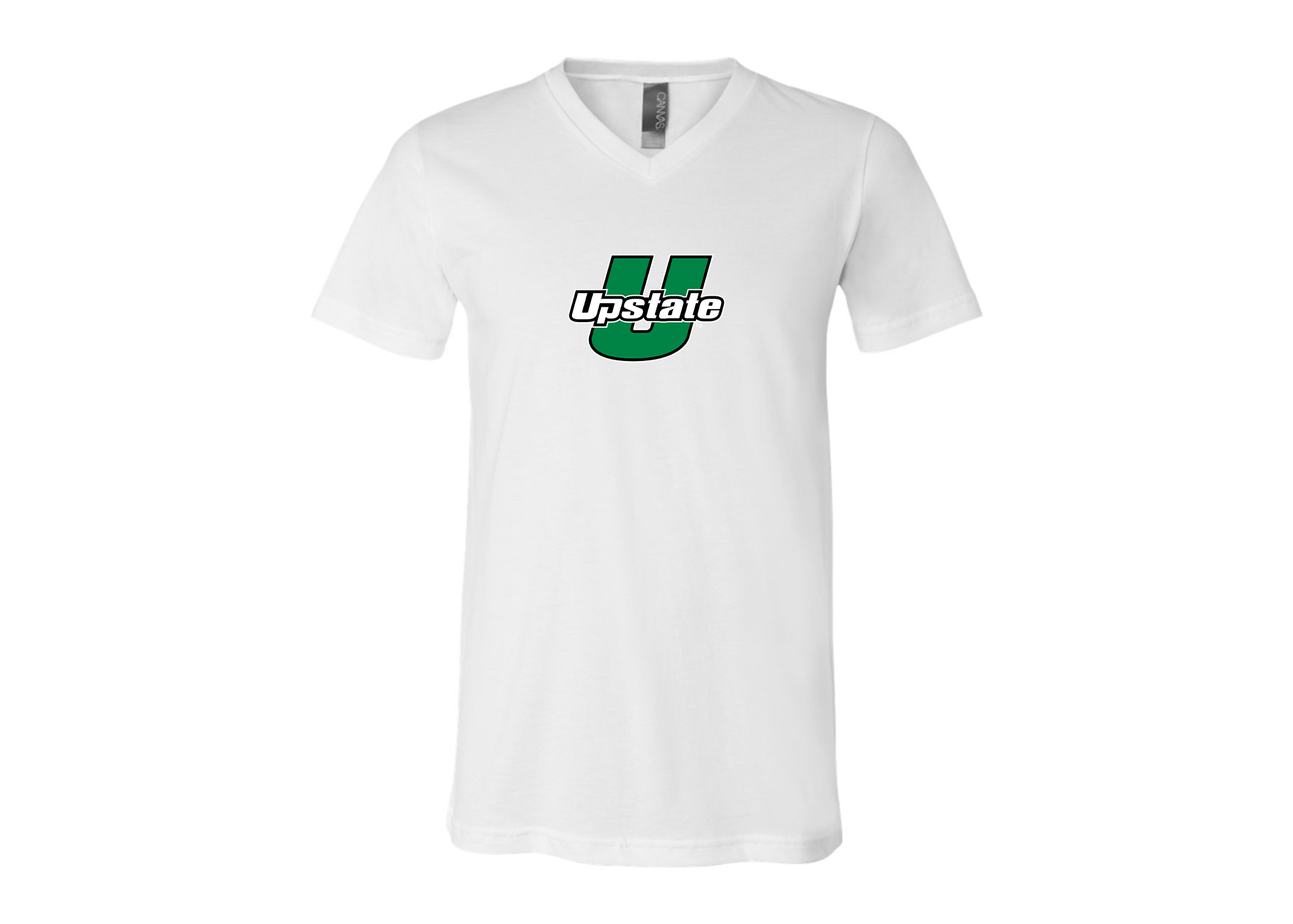 USC Upstate Spartans BELLA  CANVAS - Jersey V-Neck T-Shirt